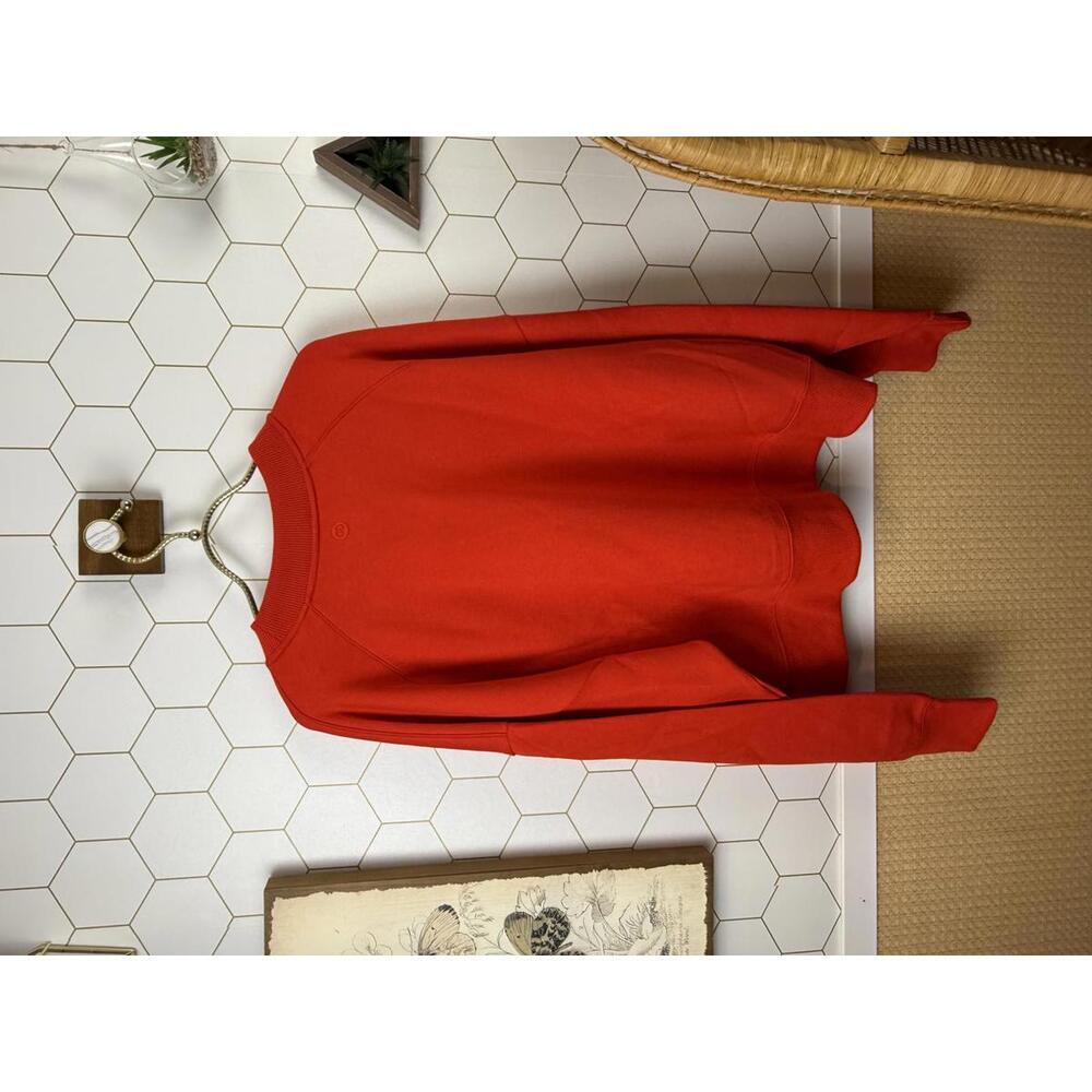 CALIA Red Pique Scuba Logo Crewneck - Size - Large - NWT - Picture 4 of 8
